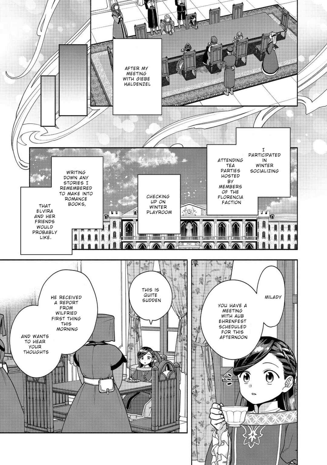 Honzuki no Gekokujou: Shisho ni Naru tame ni wa Shudan o Erandeiraremasen—Dai-4 Bu: Kizokuin no Toshokan o Sukuitai! Chapter 50 - Page 11