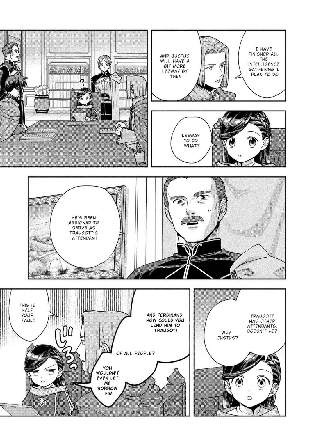 Honzuki no Gekokujou: Shisho ni Naru tame ni wa Shudan o Erandeiraremasen—Dai-4 Bu: Kizokuin no Toshokan o Sukuitai! Chapter 50 - Page 19