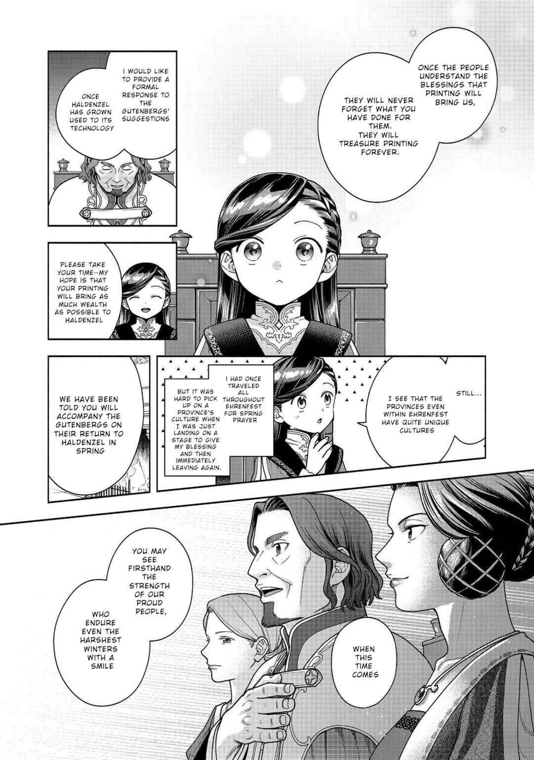 Honzuki no Gekokujou: Shisho ni Naru tame ni wa Shudan o Erandeiraremasen—Dai-4 Bu: Kizokuin no Toshokan o Sukuitai! Chapter 50 - Page 6