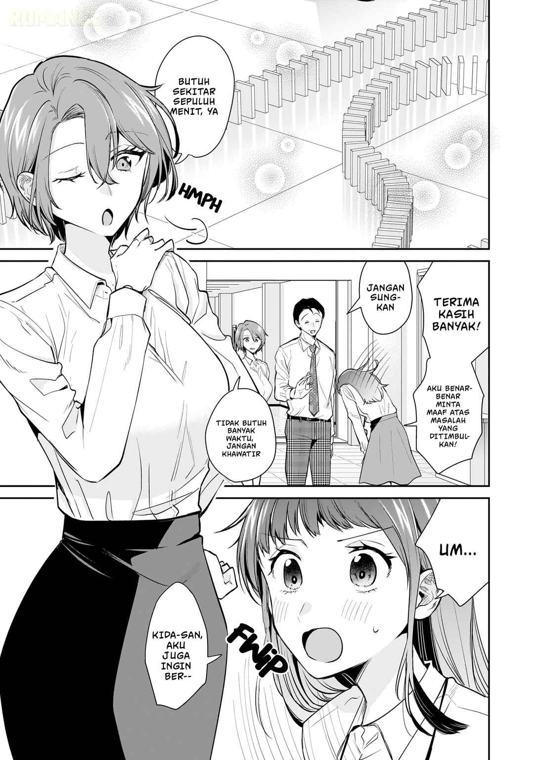 Misato-san wa Amasugi Joushi ni Chotto Kibishii Chapter 12 - Page 16