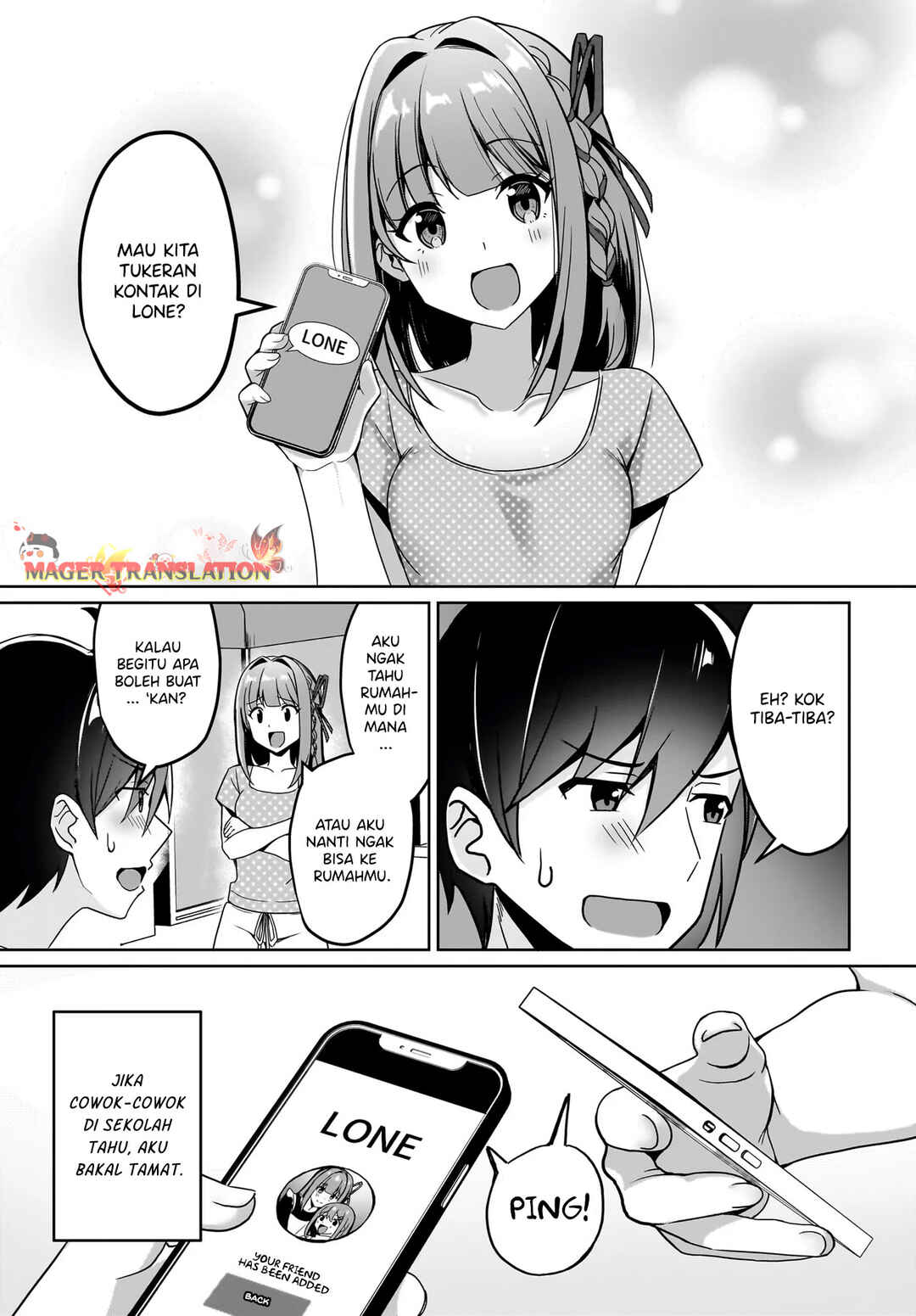 Maigo no Onnanoko wo Ie made Todoketara, Genkan kara Detekita no wa Gakunen Ichi no Bishoujo deshita Chapter 2 - Page 8