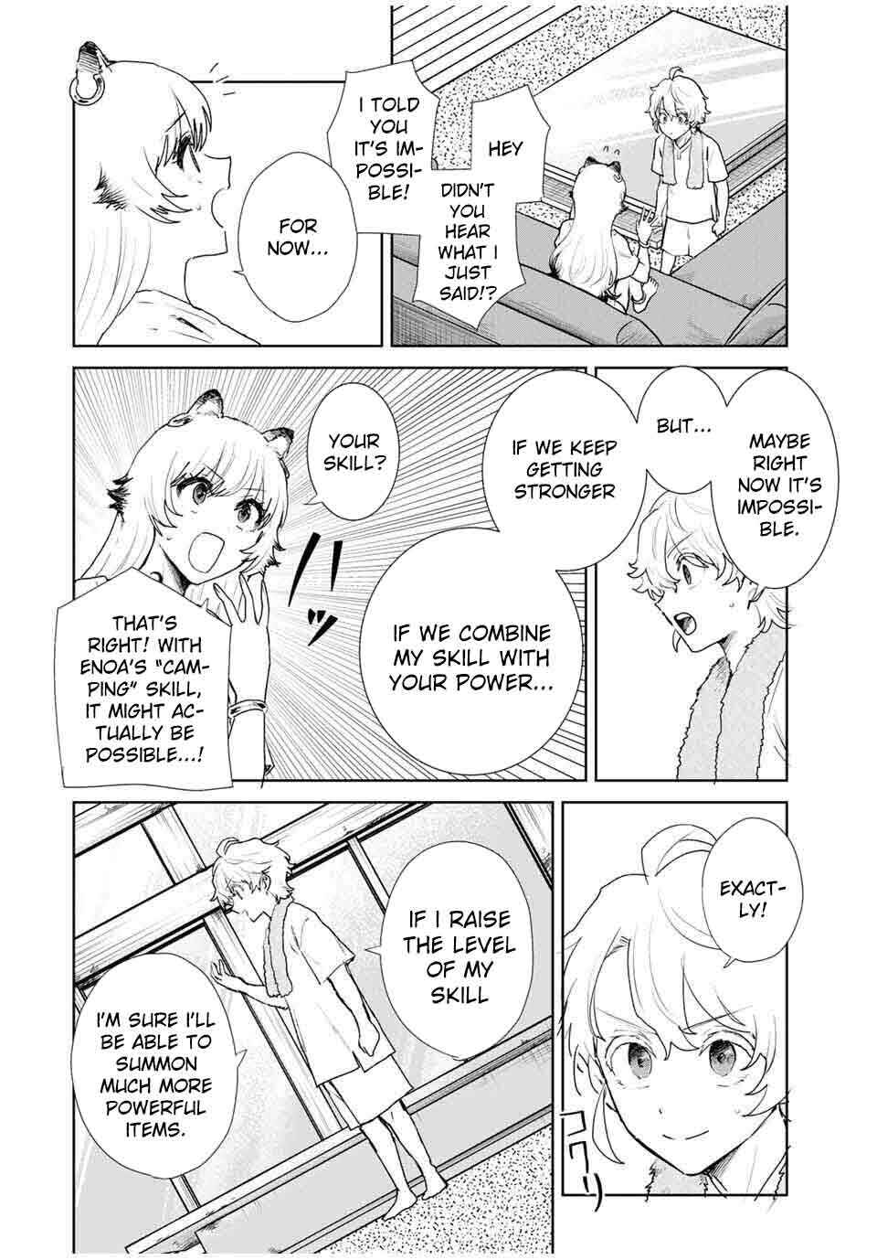 Isekai Gourmet de Nariagari Musou: Yama ni Tsuihou Sareta node, Nonbiri Camp o Tanoshindeitara Itsunomanika Tsuyoku Natteite, Oukou Kizoku ya Jitsuryokusha-tachi ga Ore o Houtte Oitekuremasen. Ippou, Ore o Tsuihou Shita Kizoku-tachi wa Hametsu ga Hajimaru Chapter 11 - Page 10