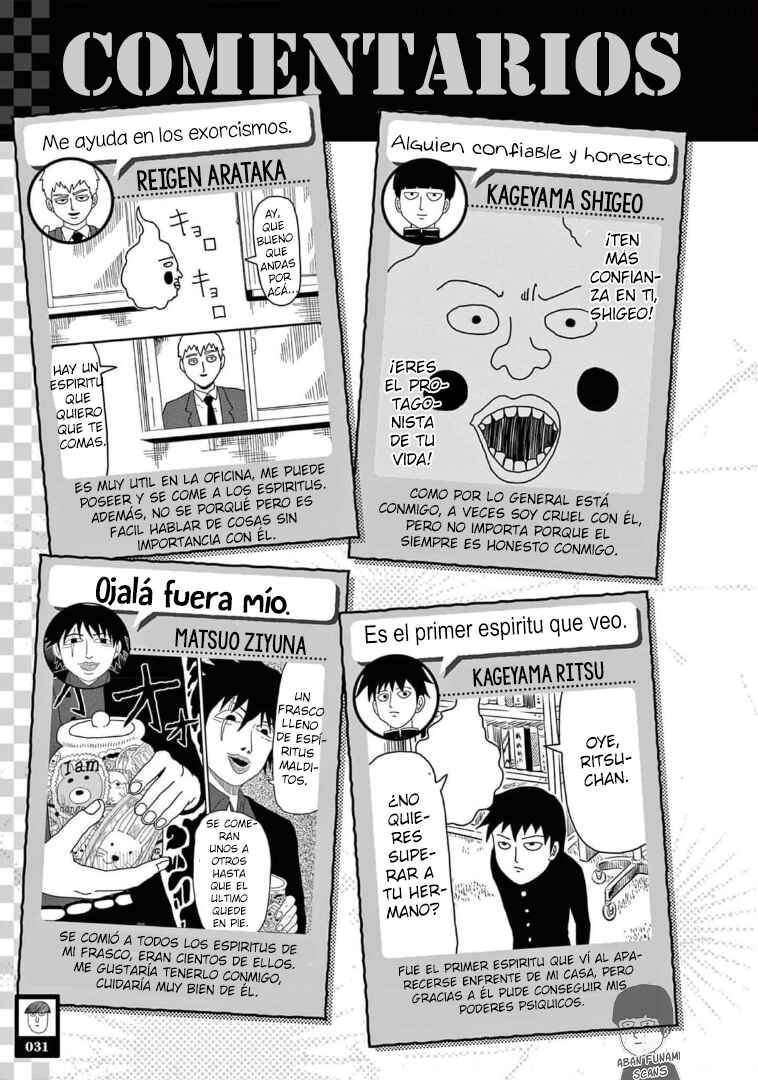 Mob Psycho 100 Official Fanbook. Chapter 2 - Page 19