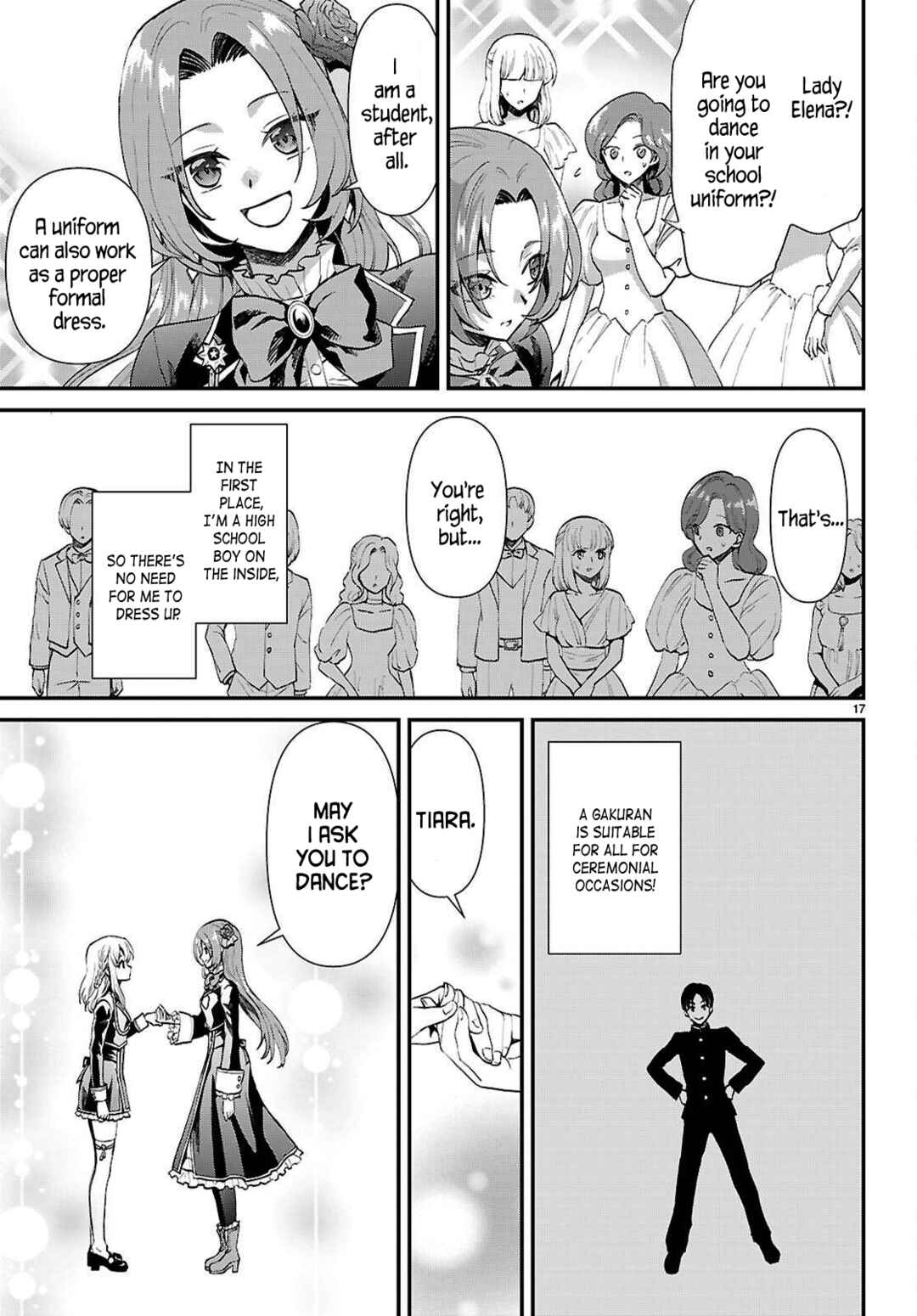 Danshi Koukousei, Otome Game no Akuyaku Reijou ni Tensei Suru. Chapter 8 - Page 17