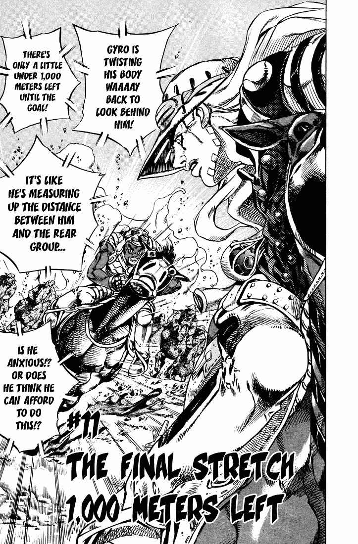 JoJo no Kimyou na Bouken: Part 7 - Steel Ball Run Chapter 11 - Page 1