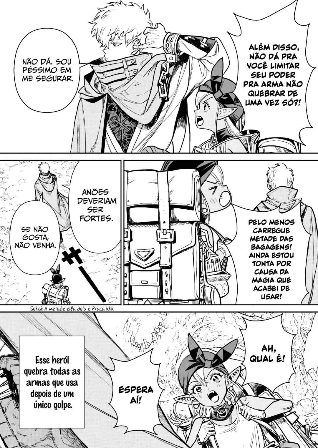Abandoned: Tsuyosugite Buki ga Kowareru Yuusha to Buki Shokunin no Elf Chapter 2 - Page 25
