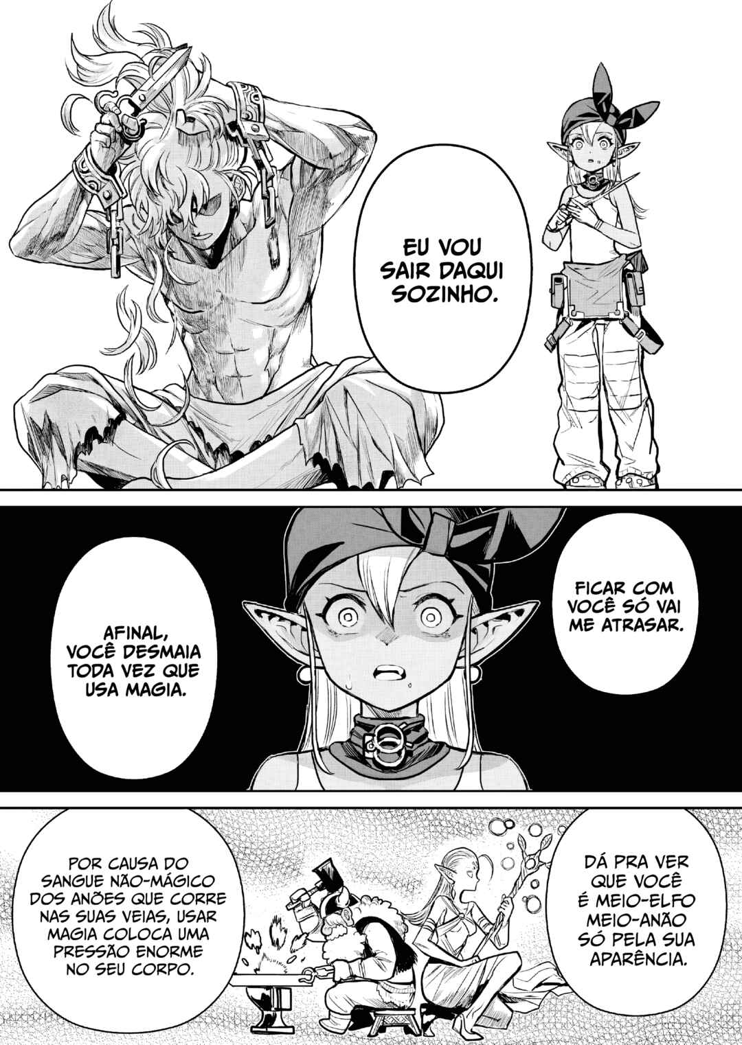 Abandoned: Tsuyosugite Buki ga Kowareru Yuusha to Buki Shokunin no Elf Chapter 2 - Page 9