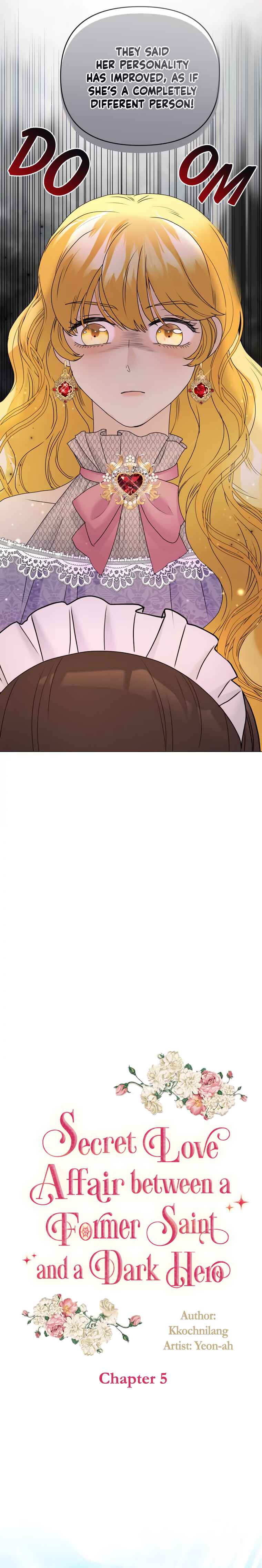 Secret Love Affair Between a Former Saint and a Dark Hero Chapter 5 - Page 5