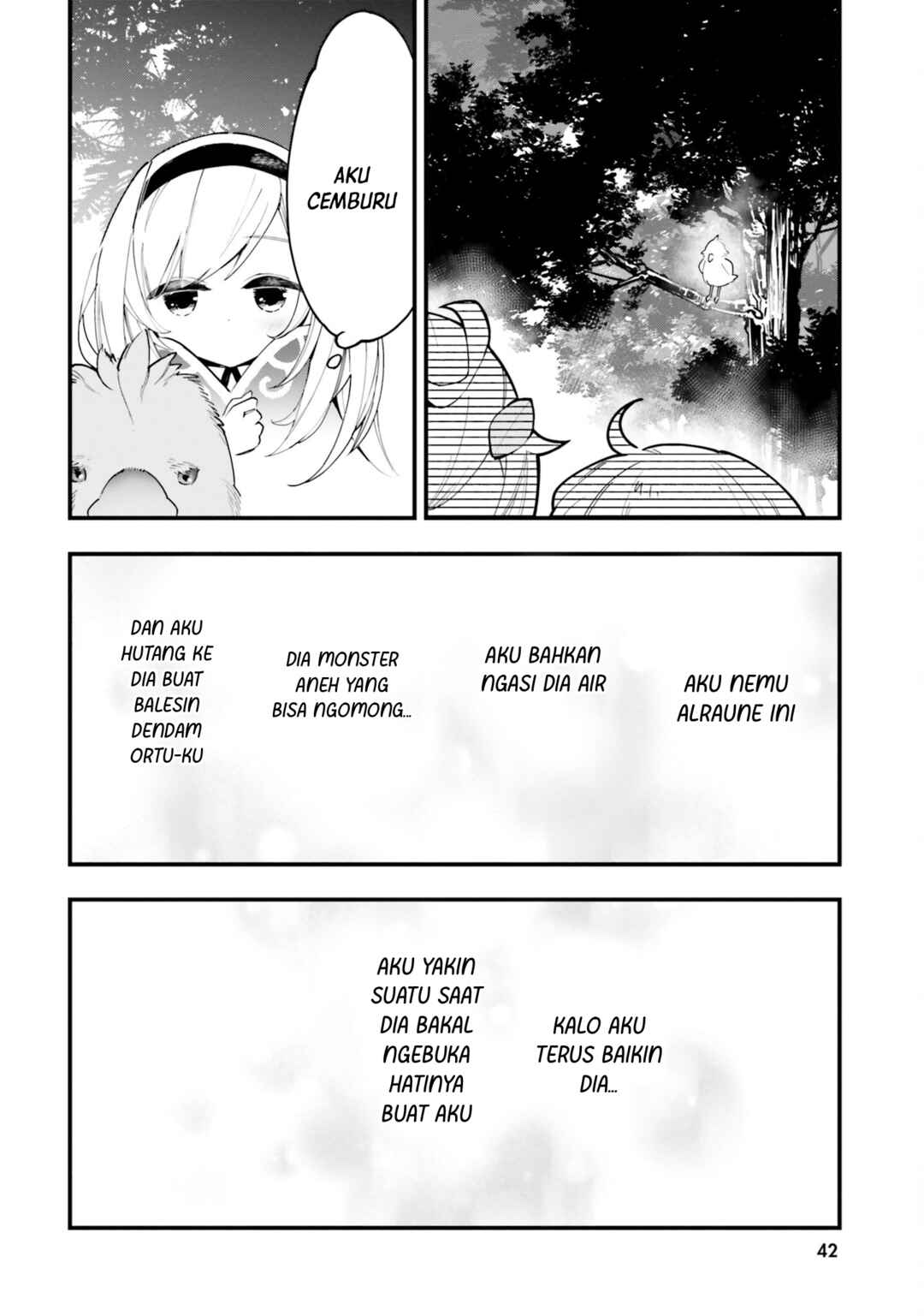 Shokubutsu Monster Musume Nikki: Seijo datta Watashi ga Uragirareta Hate ni Alraune ni Tensei Shite Shimatta node, kore kara wa Kougousei o Shinagara Shizuka ni Shokubutsu Life o Sugoshimasu Chapter 7 - Page 11
