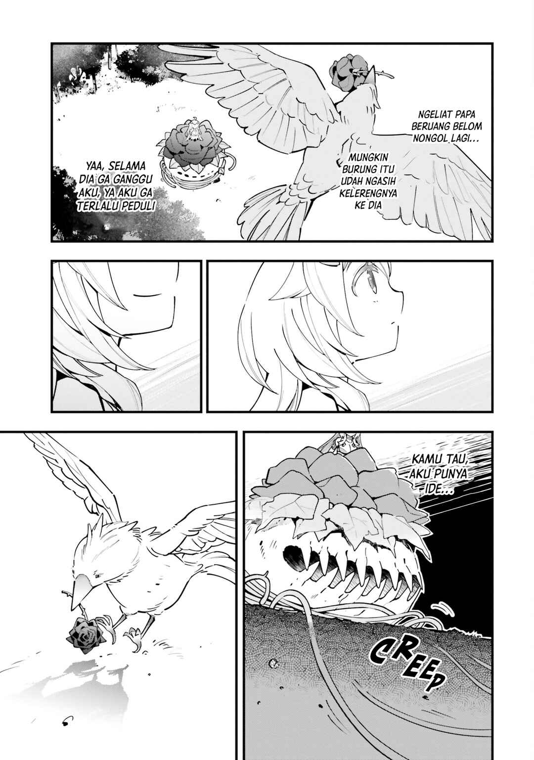 Shokubutsu Monster Musume Nikki: Seijo datta Watashi ga Uragirareta Hate ni Alraune ni Tensei Shite Shimatta node, kore kara wa Kougousei o Shinagara Shizuka ni Shokubutsu Life o Sugoshimasu Chapter 7 - Page 18