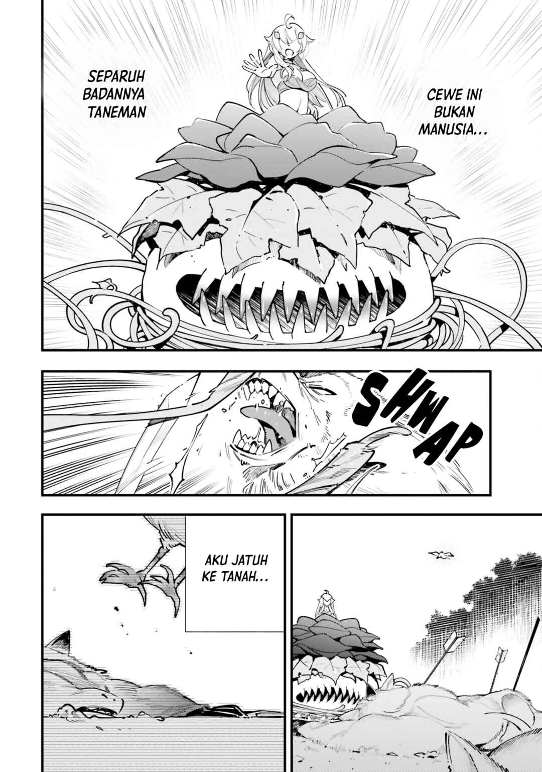 Shokubutsu Monster Musume Nikki: Seijo datta Watashi ga Uragirareta Hate ni Alraune ni Tensei Shite Shimatta node, kore kara wa Kougousei o Shinagara Shizuka ni Shokubutsu Life o Sugoshimasu Chapter 7 - Page 7