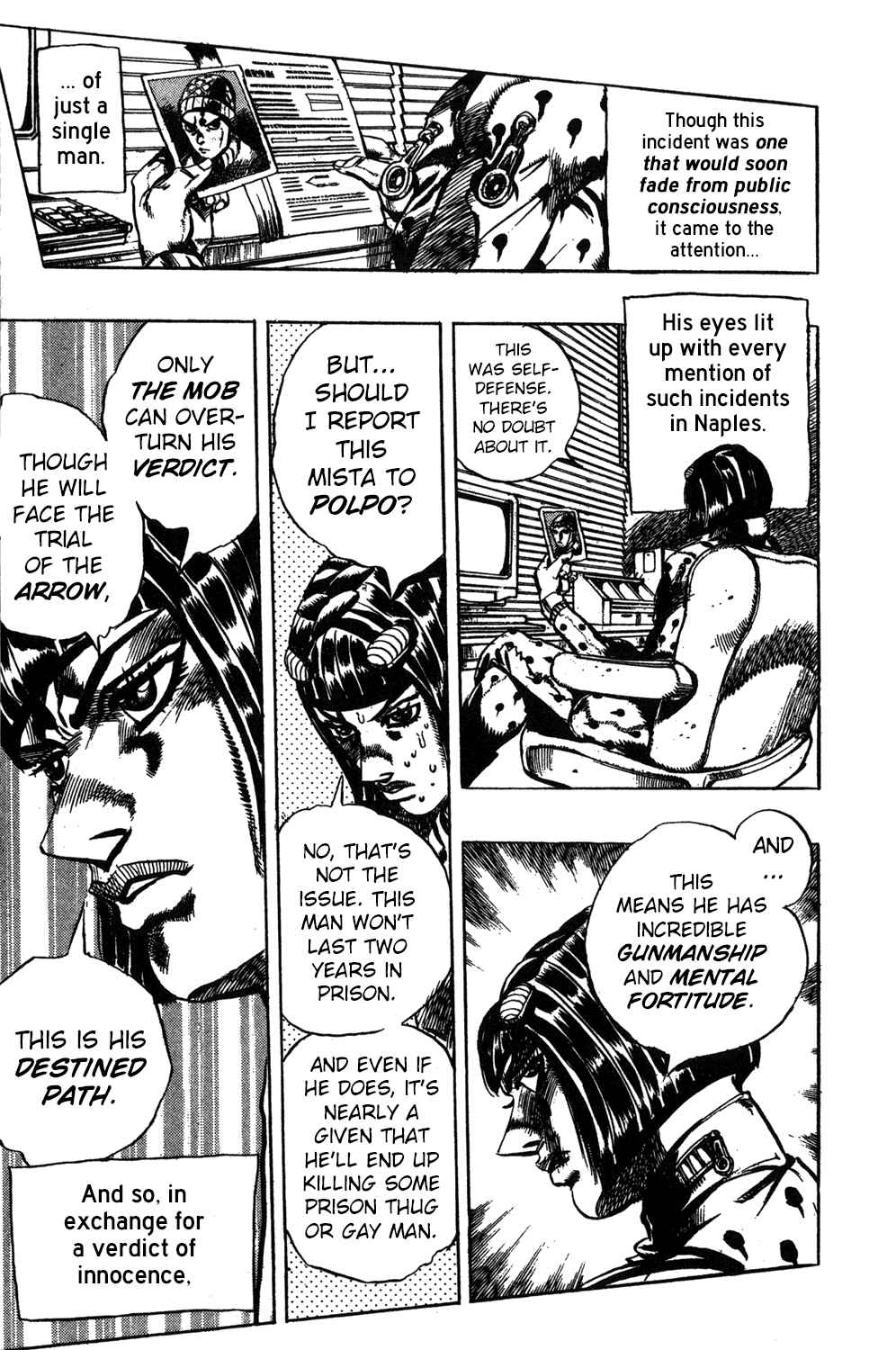 JoJo no Kimyou na Bouken: Part 5 - Ougon no Kaze Chapter 69 - Page 10