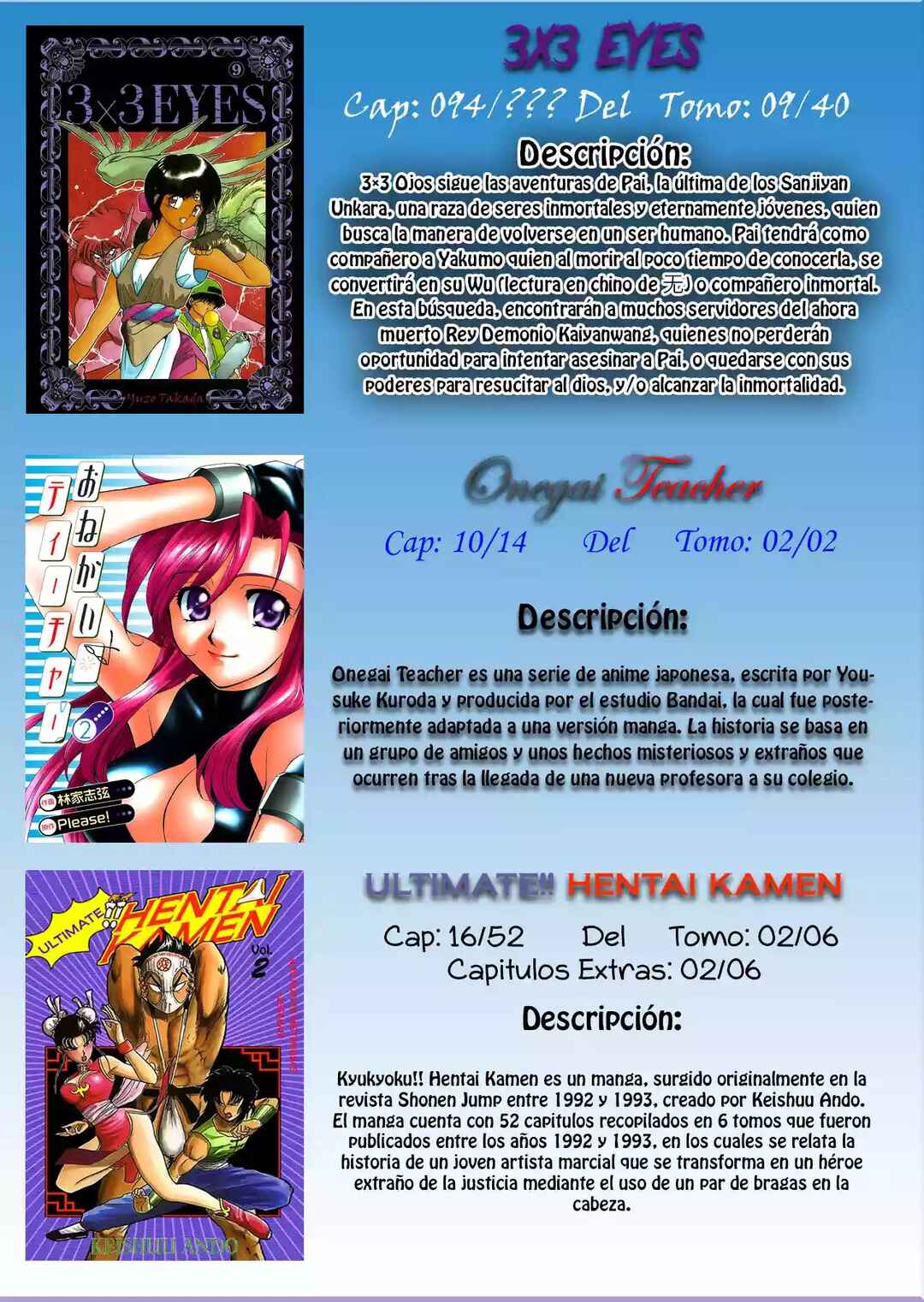 3×3 EYES Chapter 94 - Page 22