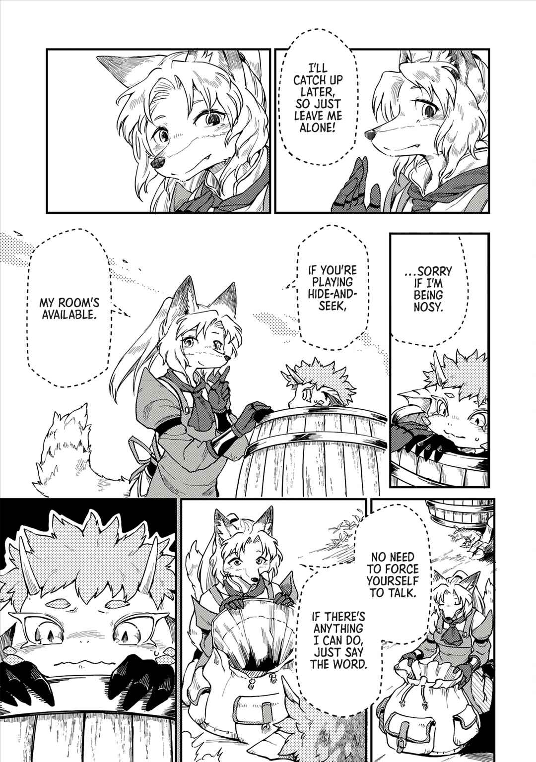 Batsuichi Kitsune to Tabi Gohan Chapter 4 - Page 14