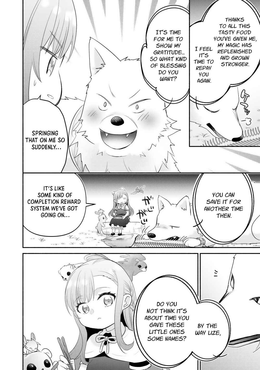 Tensei Youjo.: Shinjuu to Ouji to, Saikyou no Oji-san Youhei-dan no Naka de Ikiru Chapter 14 - Page 14