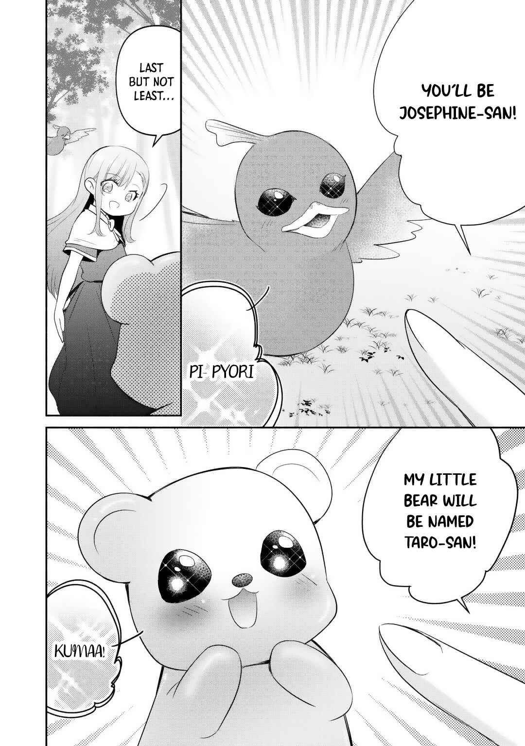 Tensei Youjo.: Shinjuu to Ouji to, Saikyou no Oji-san Youhei-dan no Naka de Ikiru Chapter 14 - Page 18