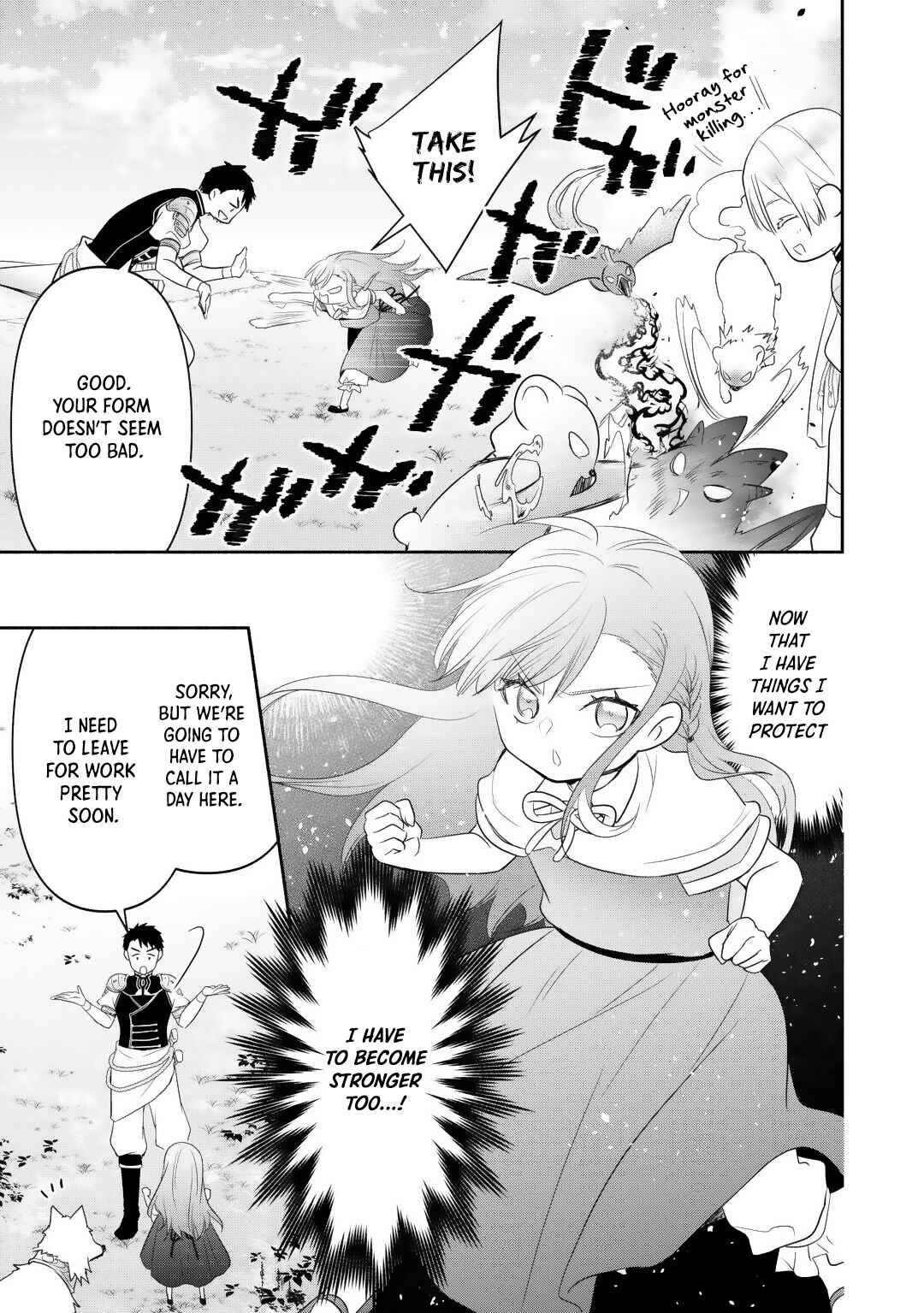Tensei Youjo.: Shinjuu to Ouji to, Saikyou no Oji-san Youhei-dan no Naka de Ikiru Chapter 14 - Page 21