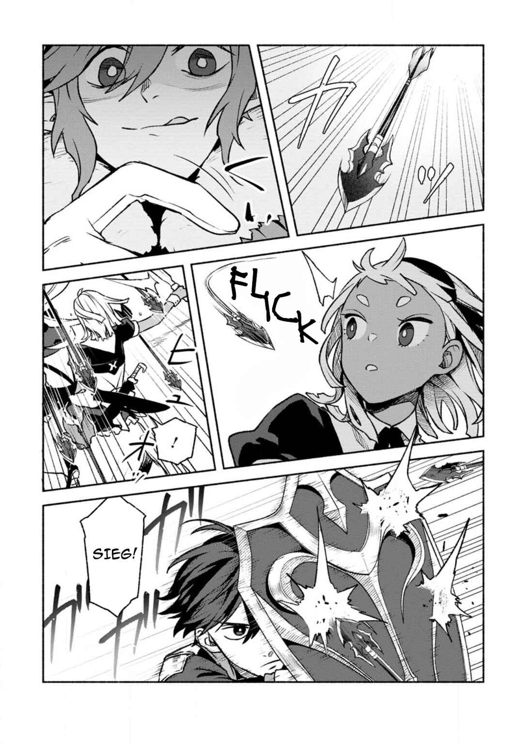 Sono Monban, Saikyou ni Tsuki: Tsuihou Sareta Bougyoryoku 9999 no Senshi, Outo no Monban to shite Musou Suru Chapter 24 - Page 25