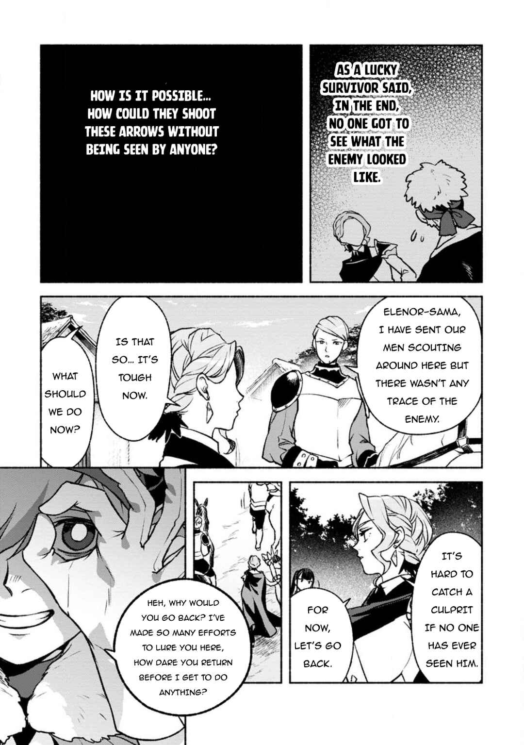 Sono Monban, Saikyou ni Tsuki: Tsuihou Sareta Bougyoryoku 9999 no Senshi, Outo no Monban to shite Musou Suru Chapter 24 - Page 4