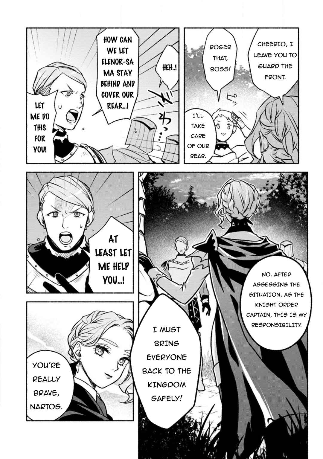 Sono Monban, Saikyou ni Tsuki: Tsuihou Sareta Bougyoryoku 9999 no Senshi, Outo no Monban to shite Musou Suru Chapter 24 - Page 9