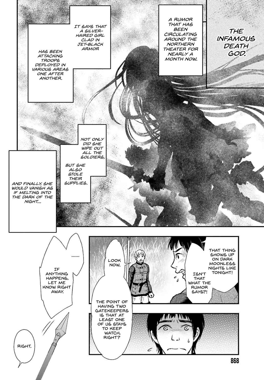 Shinigami ni Sodaterareta Shoujo wa Shikkoku no Tsurugi o Mune ni Idaku Chapter 33 - Page 10