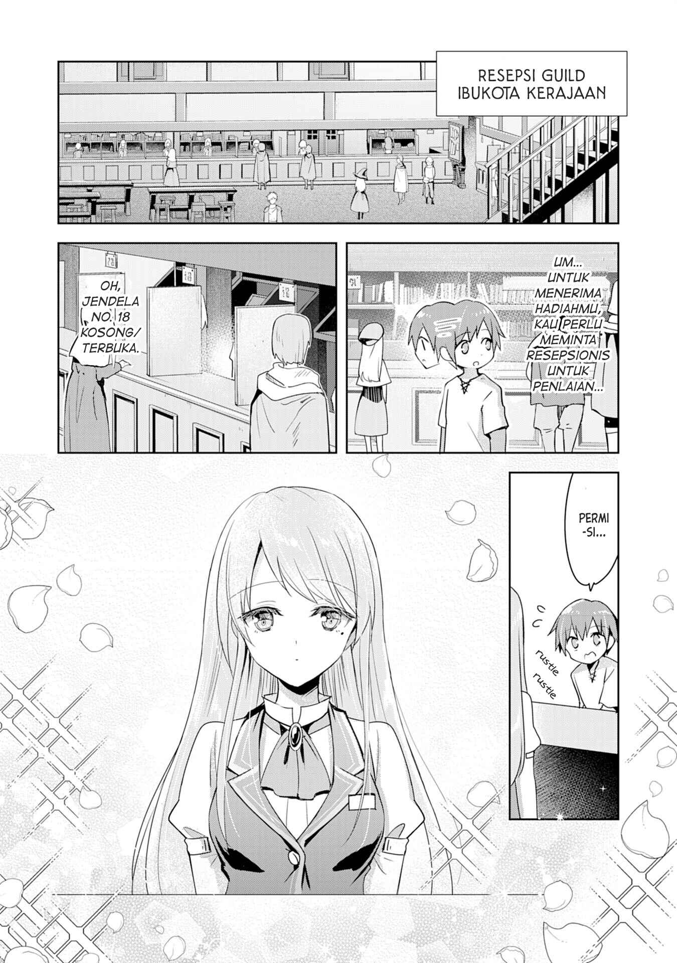 Uketsukejou ni Kokuhaku Shitakute Guild ni Kayoitsumetara Eiyuu ni Natteta Chapter 1 - Page 8