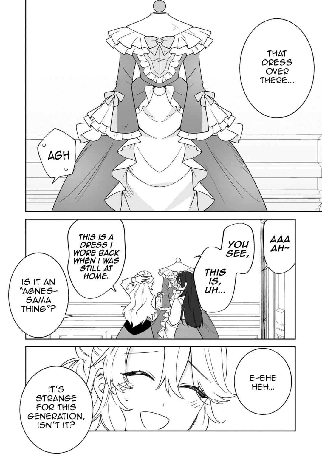 Imokusa Reijou desu ga Akuyaku Reisoku wo Tasuketara Kiniiraremashita Chapter 19.5 - Page 3