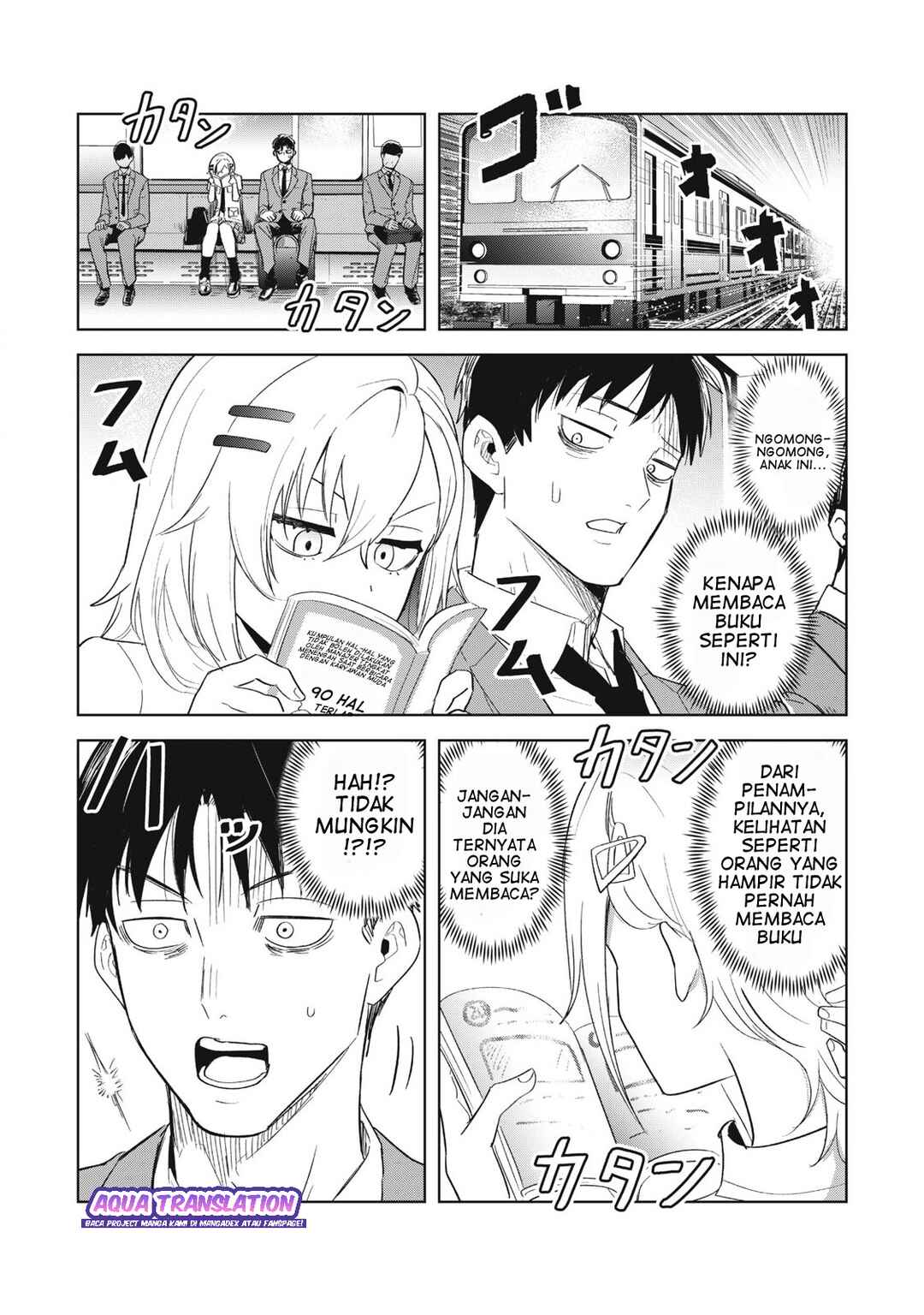Asa no Tsuukin Densha de, Yatara to Hanashikakete Kuru Joshikousei. Chapter 4 - Page 6