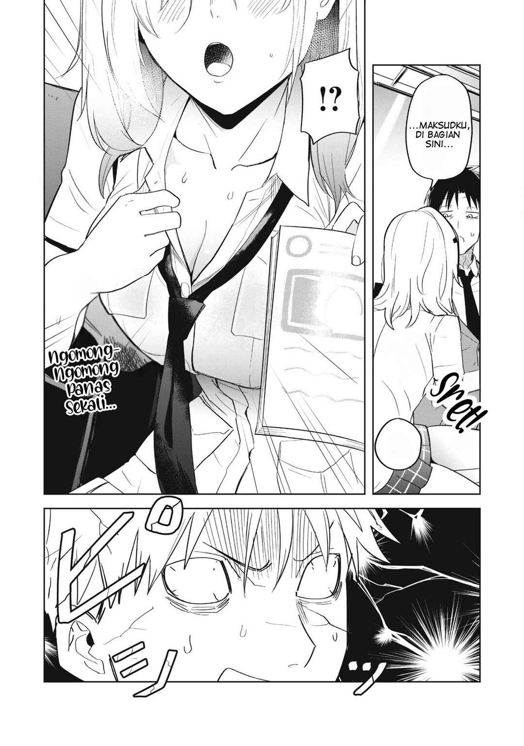 Asa no Tsuukin Densha de, Yatara to Hanashikakete Kuru Joshikousei. Chapter 4 - Page 8