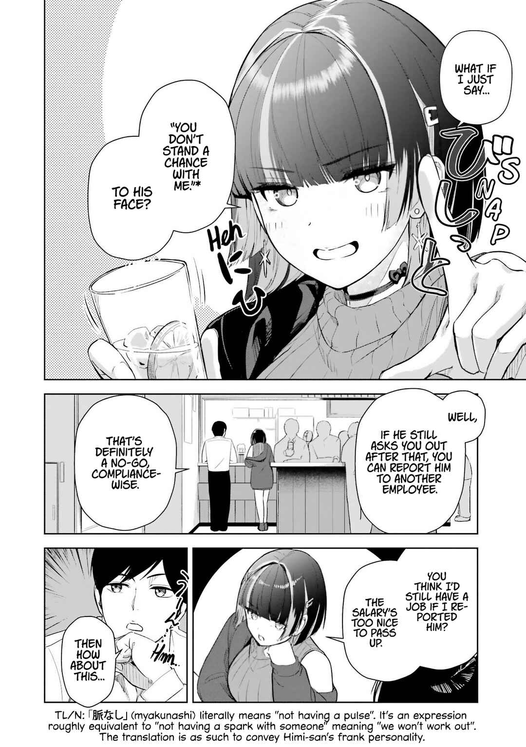 Tachinomi Izakaya de Kuudere Downer-kei Joshidaisei ga Tonari ni Kuru Hanashi Chapter 1 - Page 25