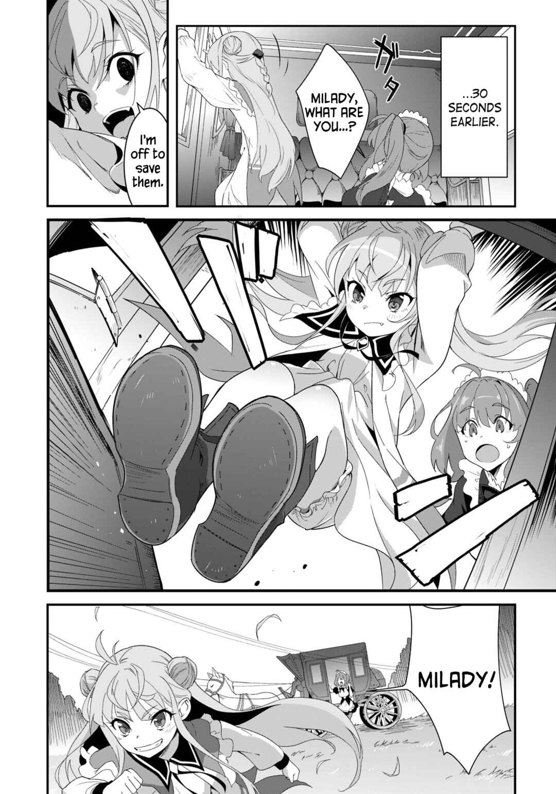 Reijou Alice no Eiyuutan ~Kizoku no Shoujo ni Tensei shita Eiyuu wa Yagate Saikyou to nari Hitobito wo Sukuu tame Musou suru~ Chapter 1 - Page 34