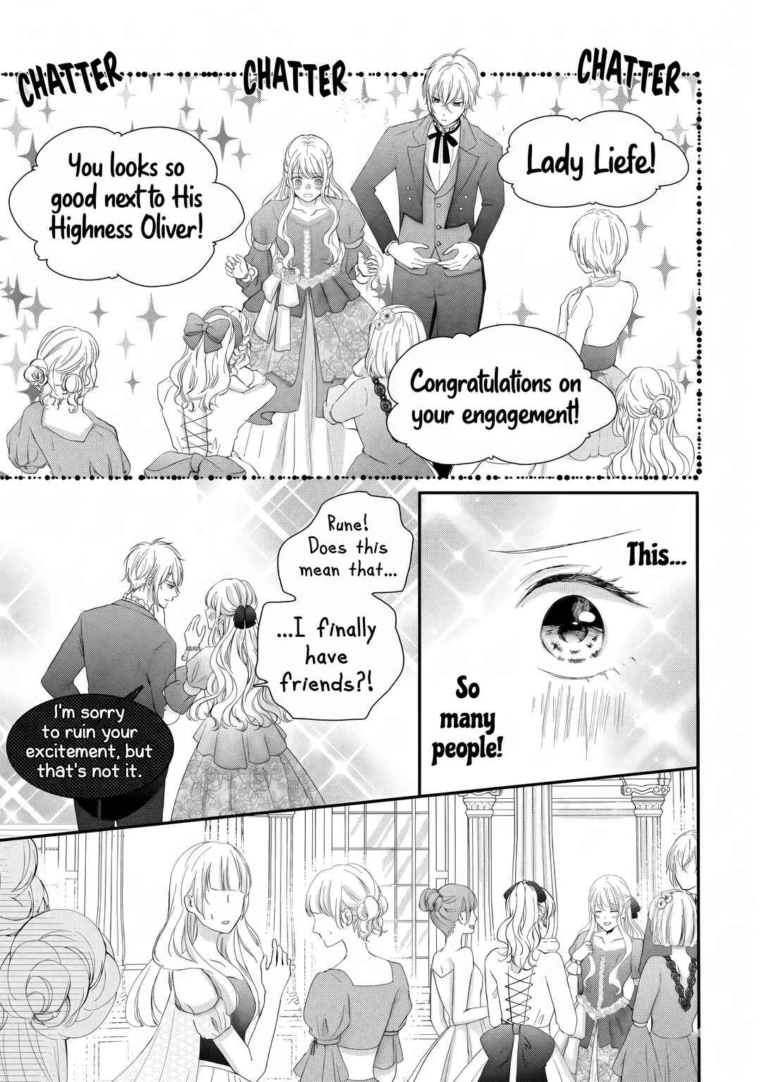 Konyakusha ni Wasurerareta Watashi Ringoku no Koutaishi Denka to Gisou Kon'yaku Suru Koto ni Narimashita (※Tadashi, Denka no Honmei wa Watashi Mitai desu!?) Chapter 5 - Page 39