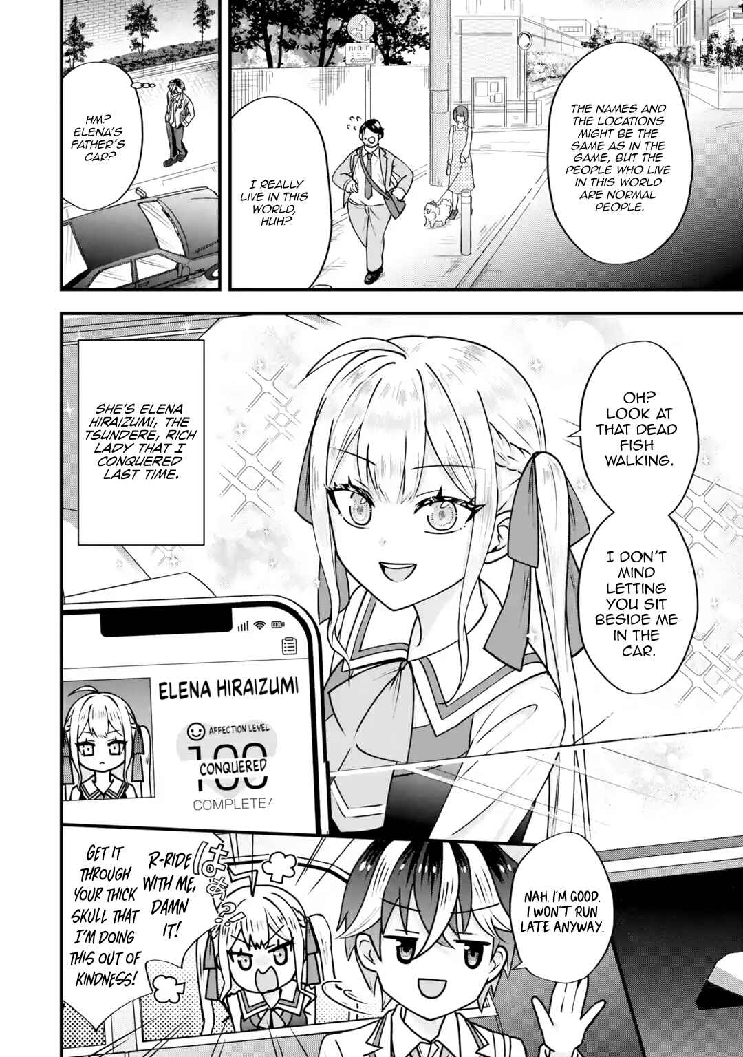 Yarikonda Renai Game no Akuyaku ni Tensei shita node, Gensaku Chishiki de Heroine wo Kouryaku shimasu Chapter 3 - Page 2