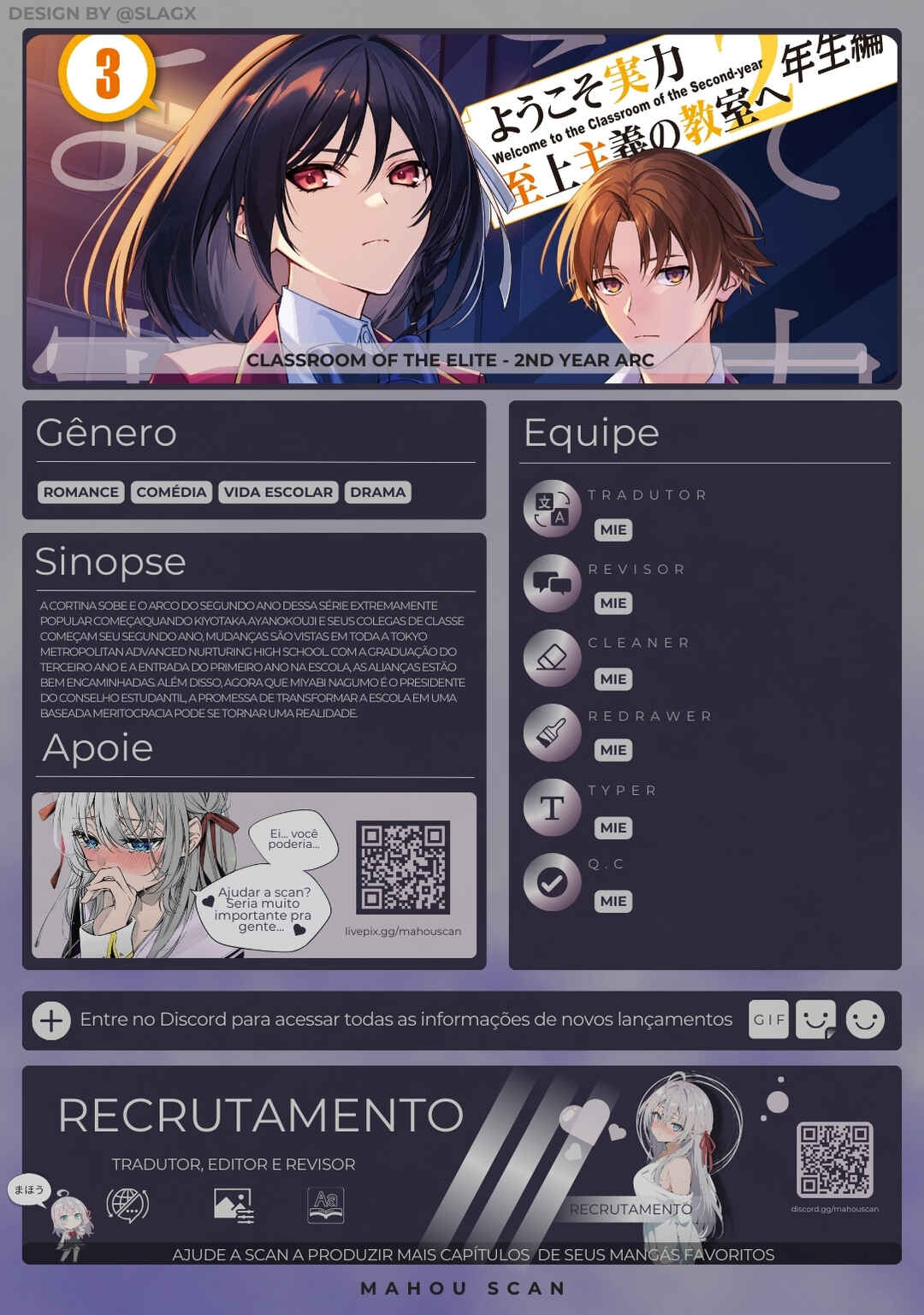 Youkoso Jitsuryoku Shijou Shugi no Kyoushitsu e 2-nensei-hen 2nd Stage Chapter 1 - Page 1