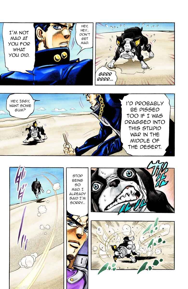 JoJo no Kimyou na Bouken: Part 3 - Stardust Crusaders Color-ban Chapter 75 - Page 15