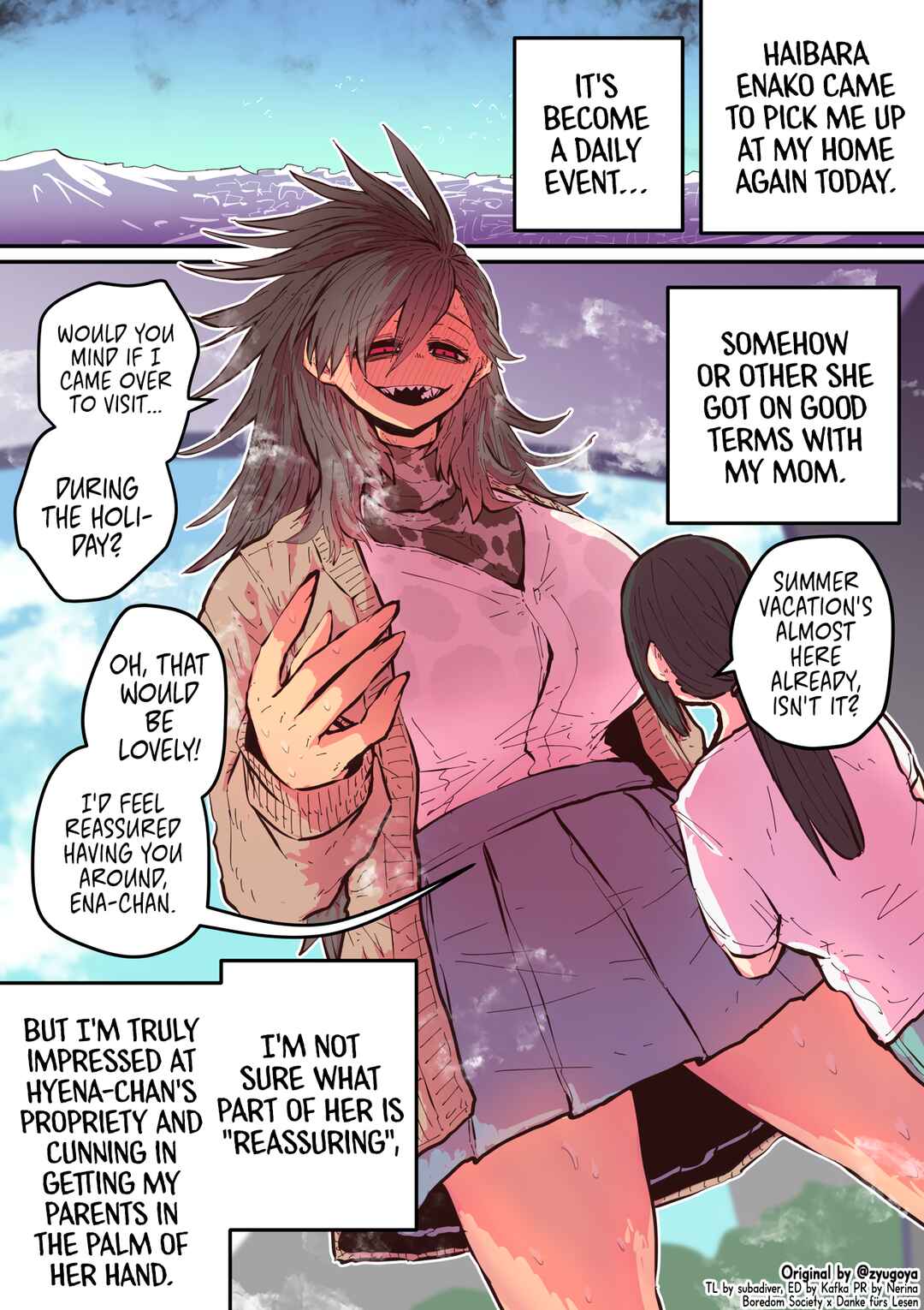 Being Targeted by Hyena-chan Chapter 22 - Page 1