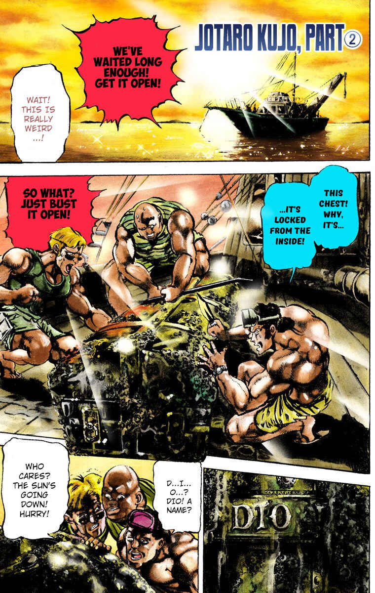JoJo no Kimyou na Bouken: Part 3 - Stardust Crusaders Color-ban Chapter 2 - Page 1