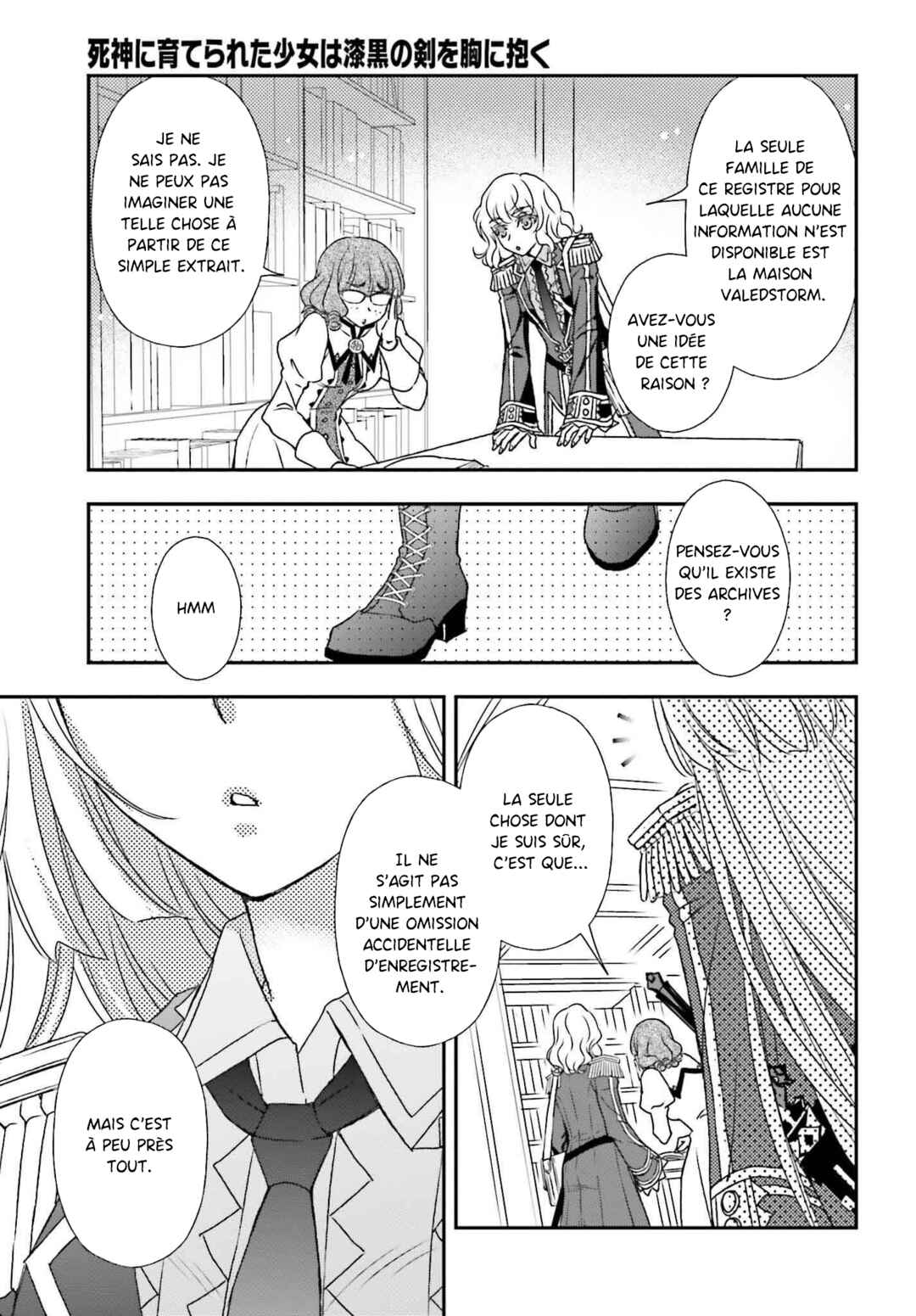 Shinigami ni Sodaterareta Shoujo wa Shikkoku no Tsurugi o Mune ni Idaku Chapter 45 - Page 25