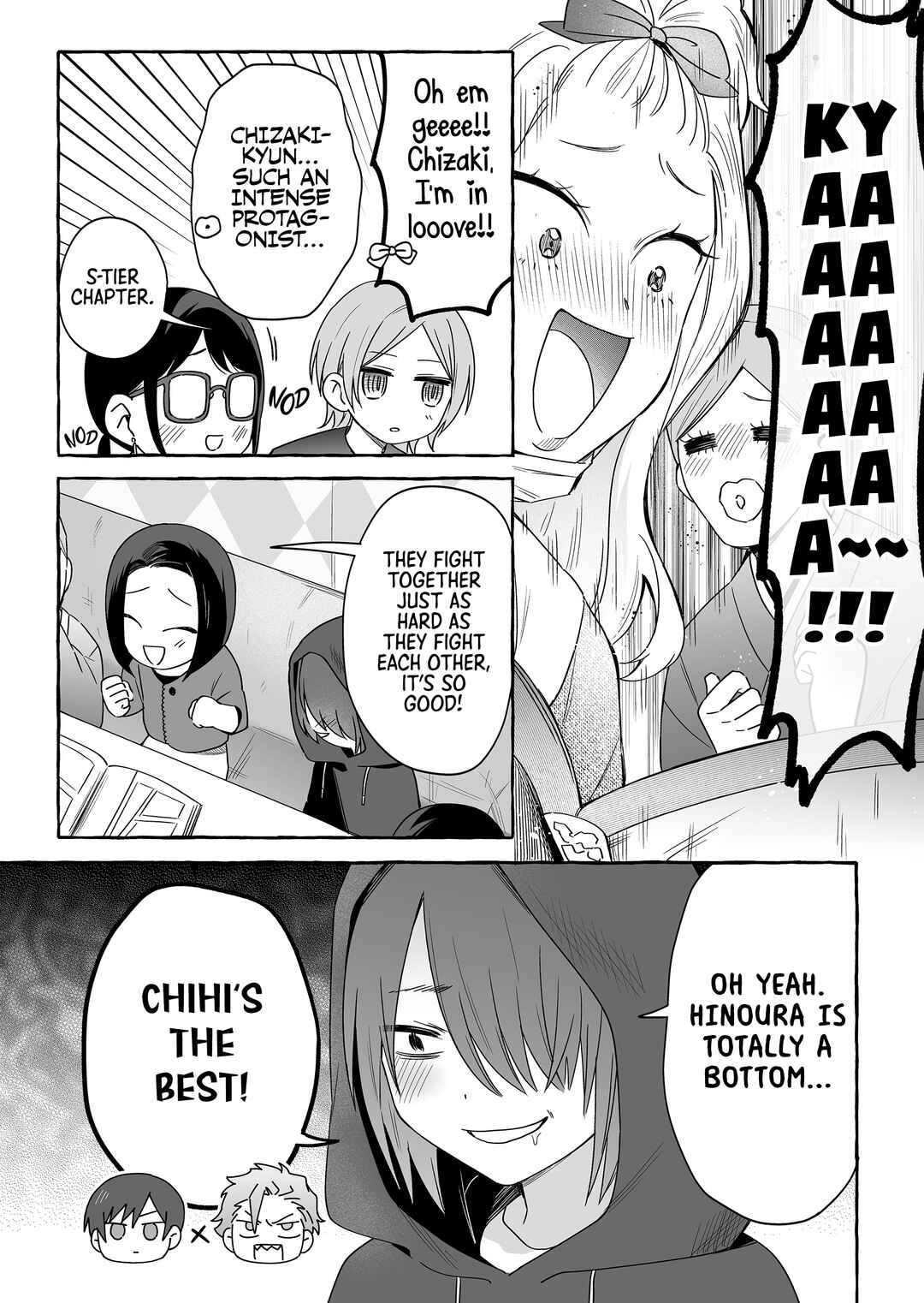 Damedol to Sekai ni 1-nin dake no Fan Chapter 53 - Page 10