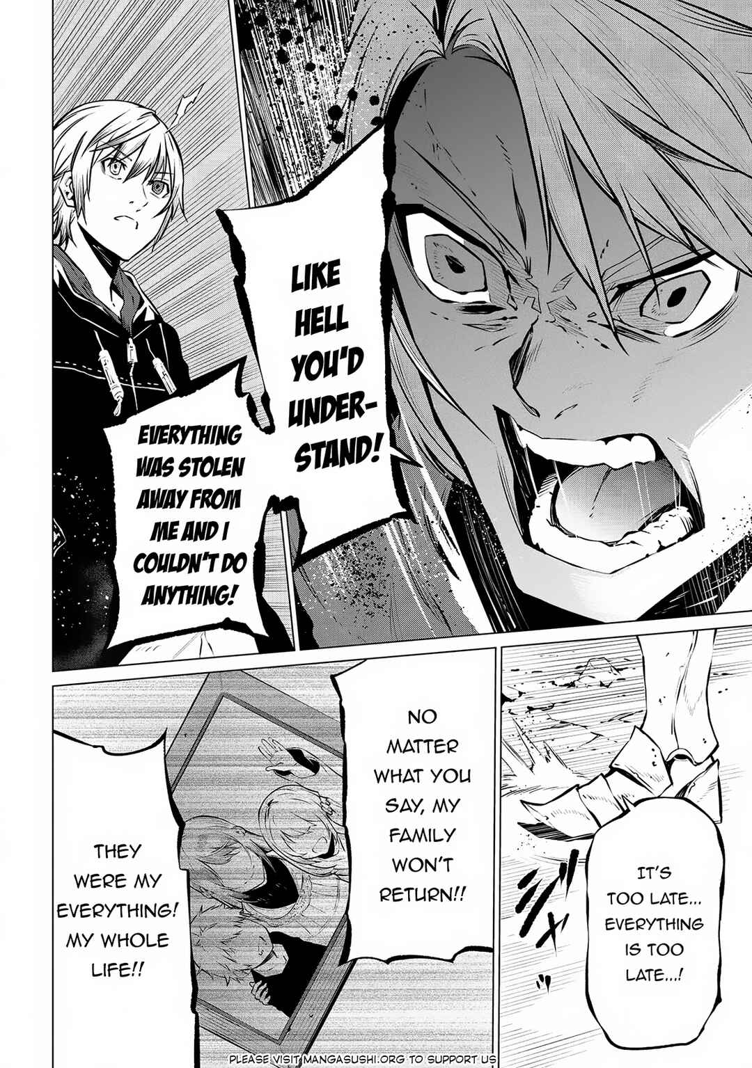 SSS-Rank Dungeon de Knife Ippon Tewatasare Tsuihou Sareta Shiro Madoushi - Yggdrasil no Noroi ni Yori Jakuten de Aru Maryoku Fusoku wo Kokufukushi Sekai Saikyou e to Itaru Chapter 11.2 - Page 11