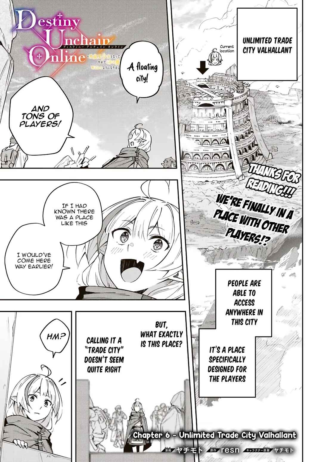 Destiny Unchain Online: Kyuuketsuki Shoujo to Natte, Yagate 'Aka no Maou' to Yobareru You ni Narimashita Chapter 6 - Page 2