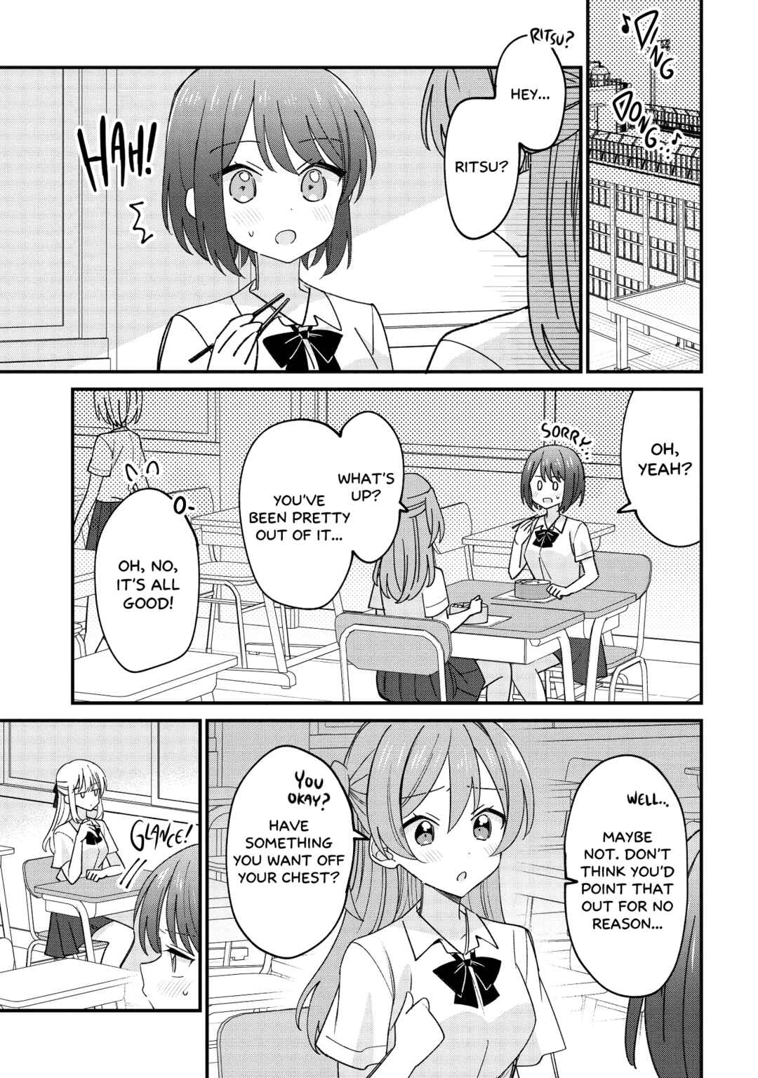 Kao dake yoi Classmate ga, Yatara to Guigui Kuru Yuri no Hanashi. Chapter 2 - Page 5