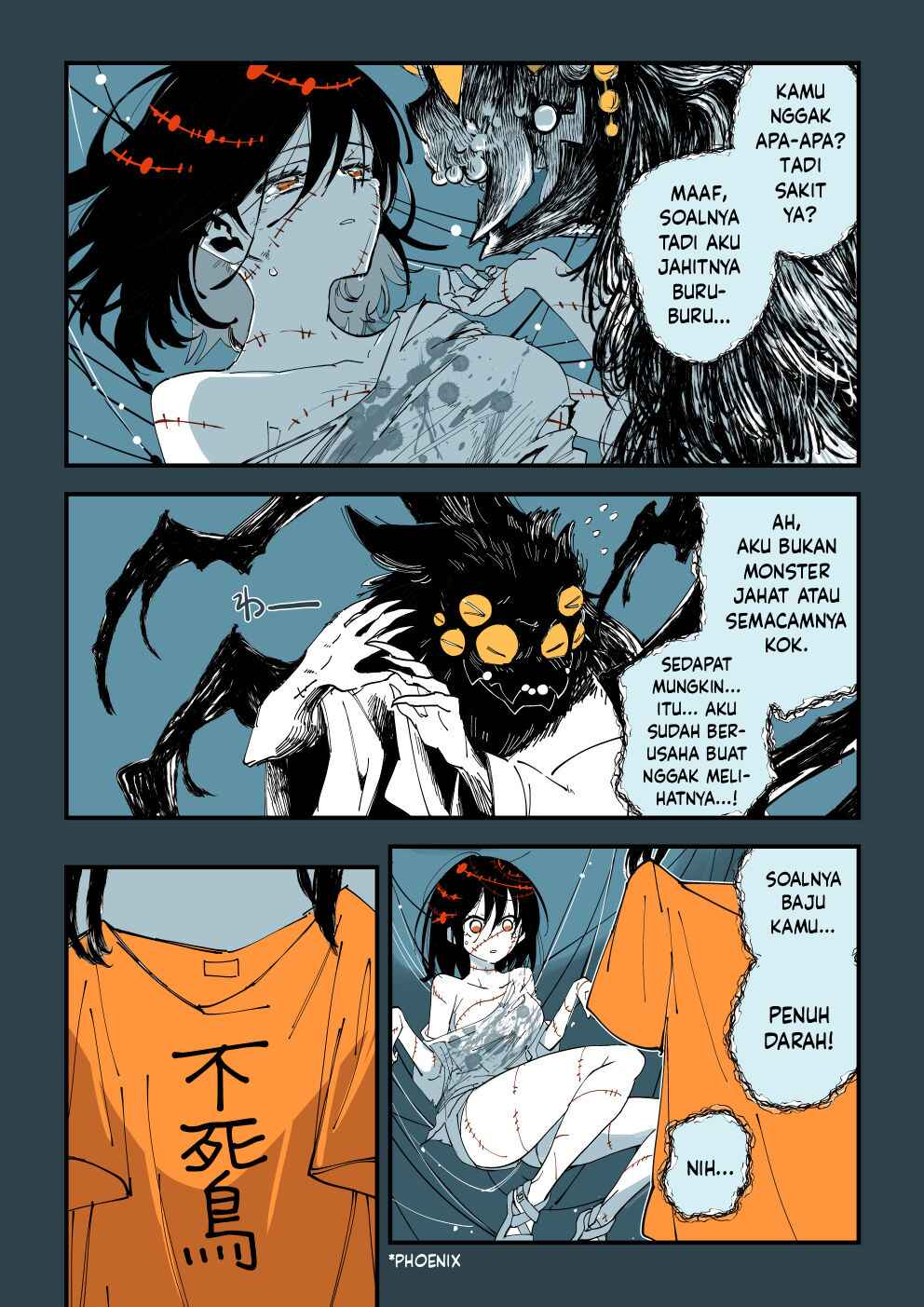Shi ni Kake Shoujo to Kumo Ouji Chapter 1 - Page 6