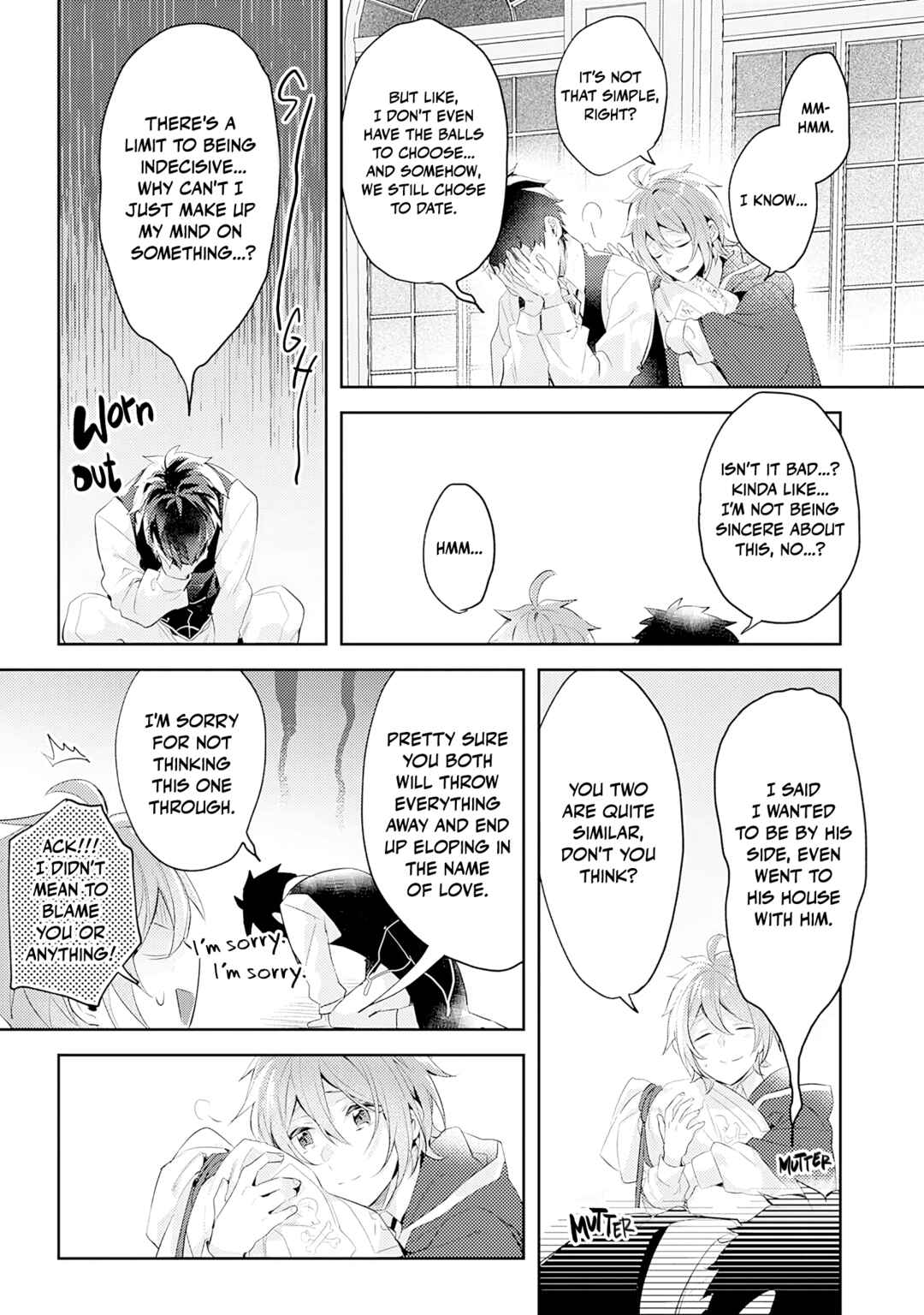 Ω ni dake wa Naritakunai!!: Isekai Tensei Shitara Ane no BL Manga no Naka deshita Chapter 14 - Page 9