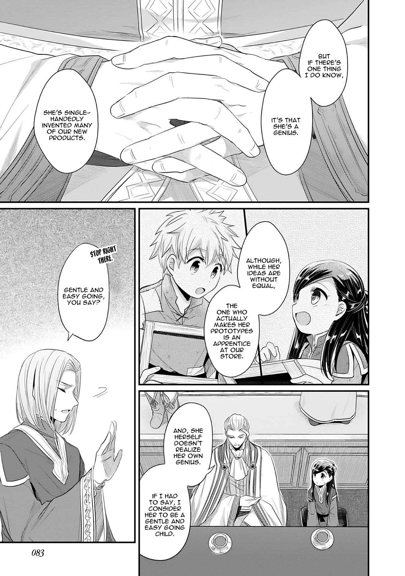 Honzuki no Gekokujou: Shisho ni Naru tame ni wa Shudan o Erandeiraremasen—Dai-2 Bu: Hon no Tamenara Miko ni Naru! Chapter 2 - Page 34