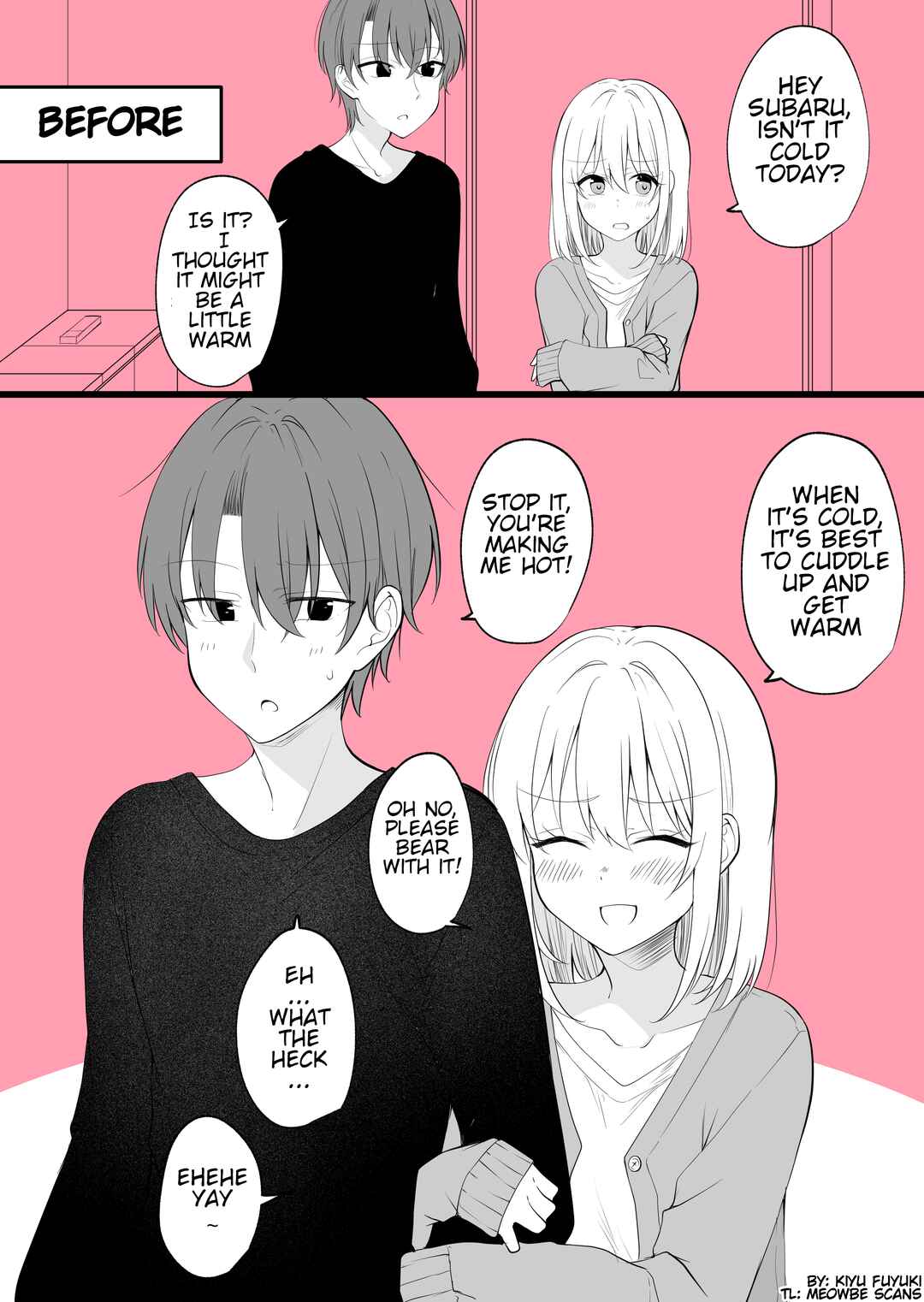 Aru Hi Kareshi ga Onnanoko ni Natteshimata Couple no Nichijou Chapter 51 - Page 1