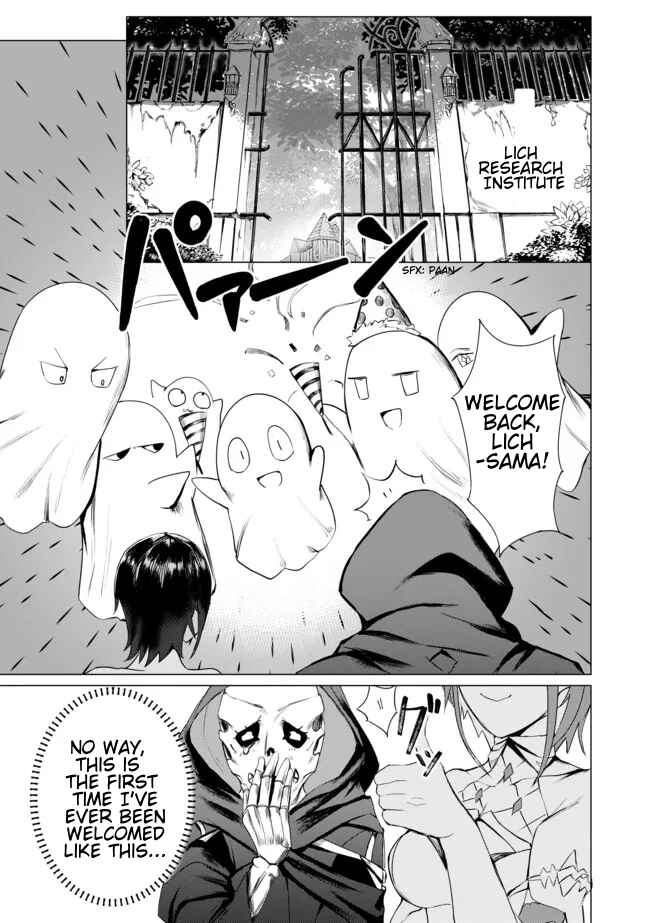 Yuusha Party wo Oidasareta Shiryou Majutsushi wa Lich ni Natte Maou-gun de Daisukina Kenkyuu Life wo Okuru Chapter 1 - Page 14