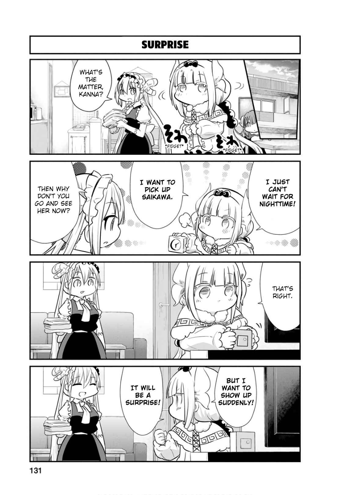 Kobayashi-san Chi no Maid Dragon - Kanna no Nichijou Chapter 60 - Page 7