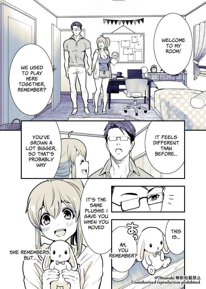 Osananajimi ga Hisabisa ni Saikai Shitara Otagai Kyonyuu ni Natteta Chapter 3 - Page 2