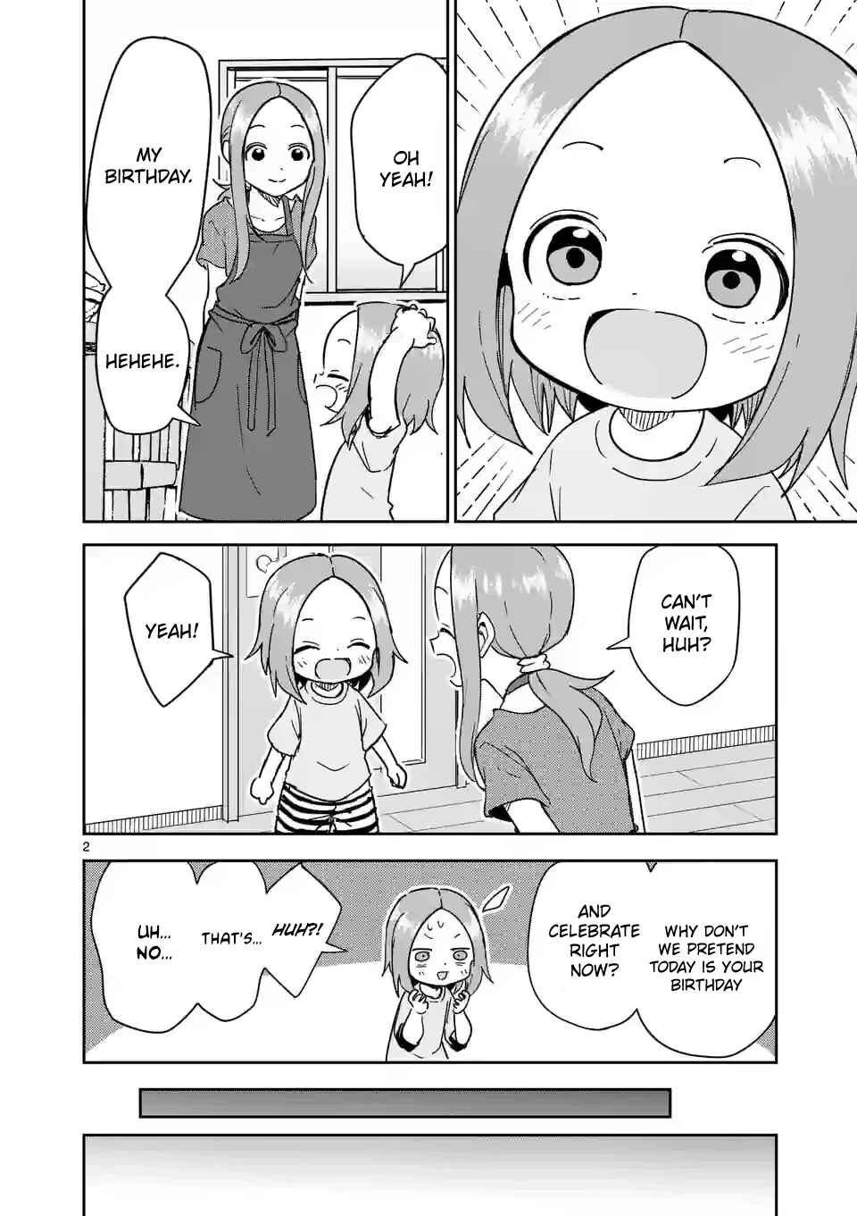 Karakai Jouzu no (Moto) Takagi-san Chapter 283 - Page 2